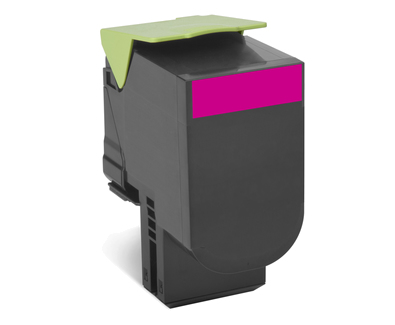 Cartucho tóner lexmark - 4000 páginas, magenta, laser, negro, verde