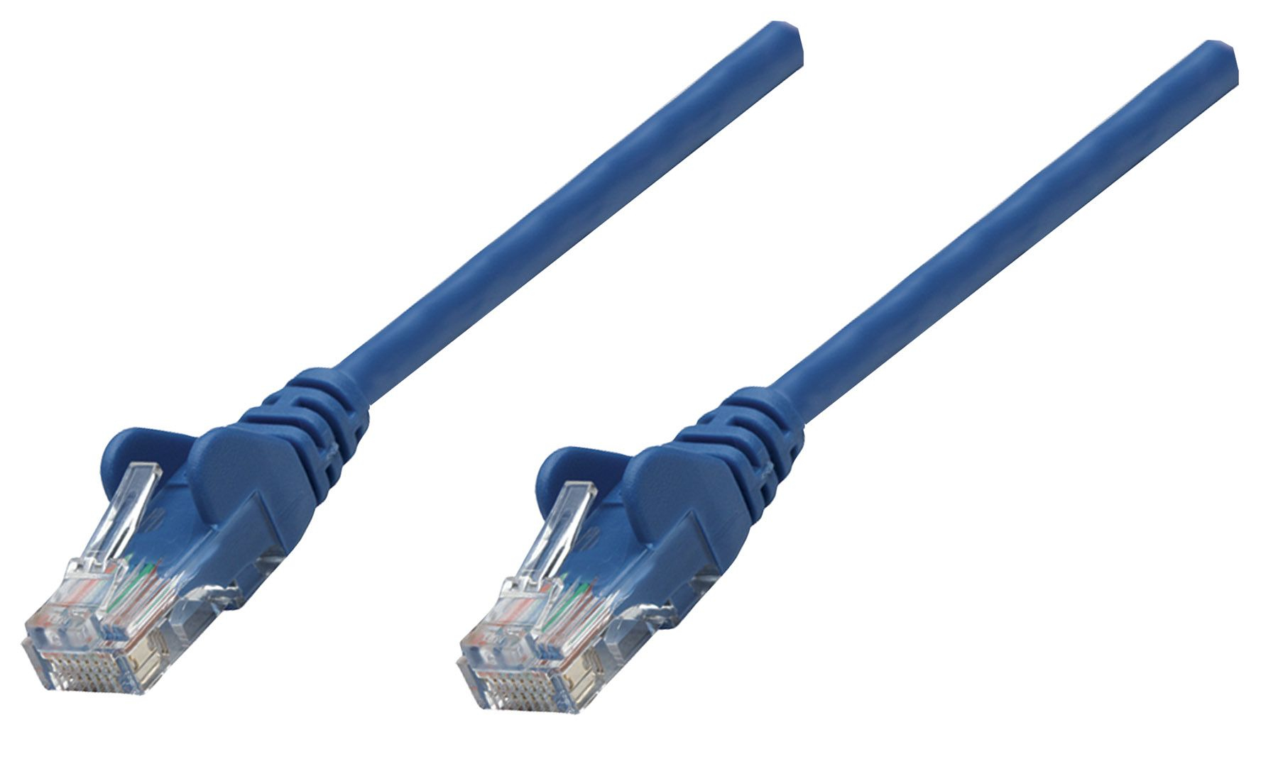 Cable de red cat6a s/ftp intellinet 741538 - 90 cm, rj-45, rj-45, macho/macho, azul