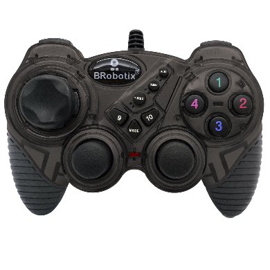 Control para juegos brobotix 751899h - gamepad, ps/pc, analógico/digital, 10 botones, alámbrico