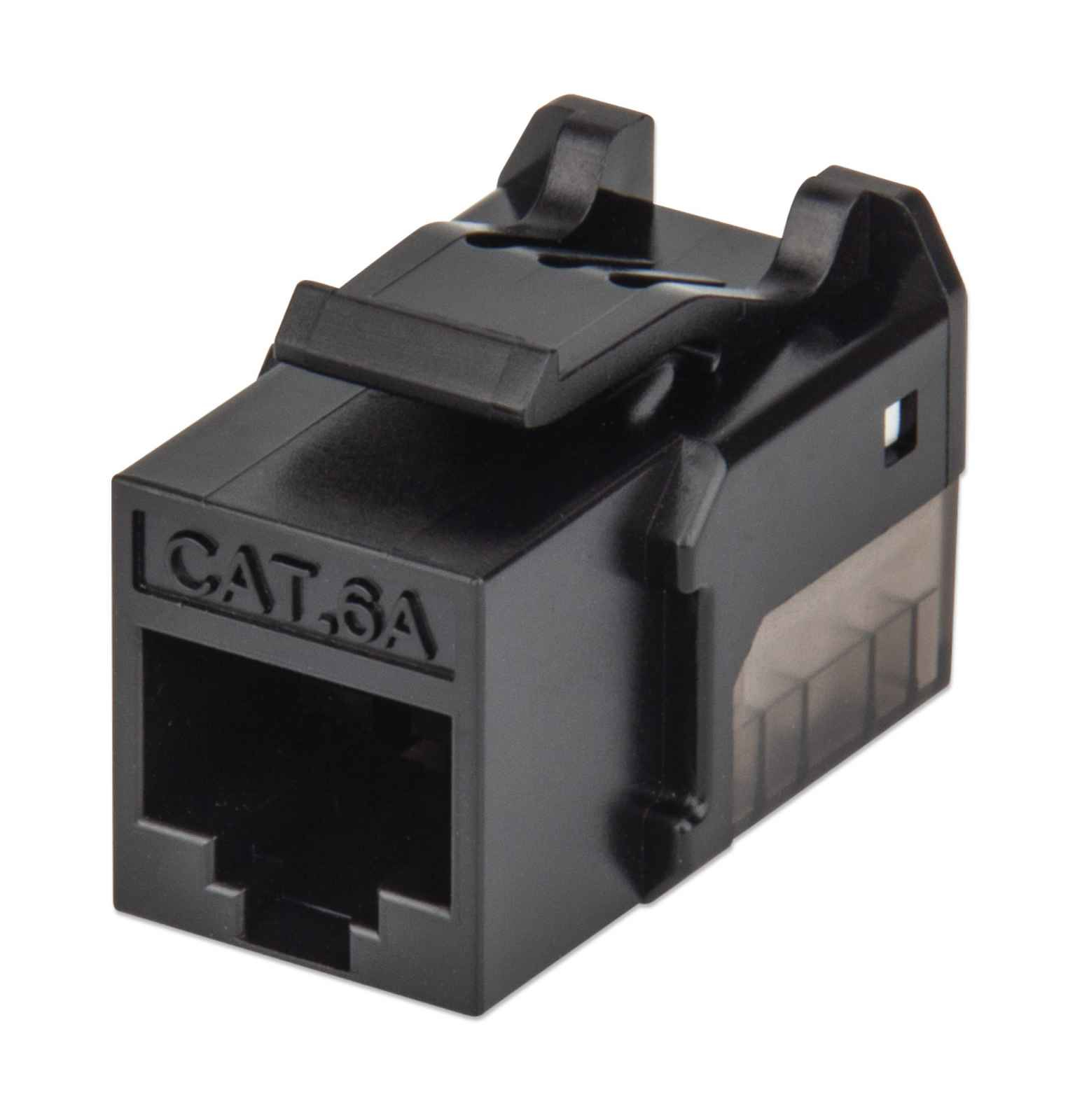 Keystone jack  intellinet 772327 - negro, cat 6