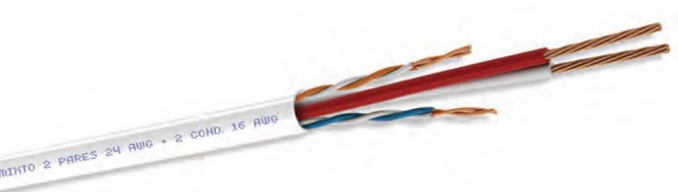 Cable utp condumex 820030 - 305 m, color blanco, utp siames, 100  cobre