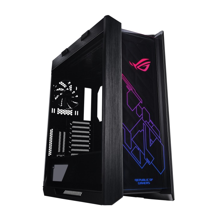 Gabinete  asus case/bk/al/with - gabinete, negro