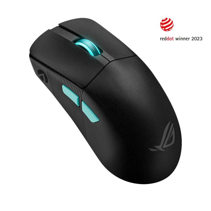 Mouse gamer asus óptico p713 rog harpe ace aim lab edition - inalámbrico, usb 2.0, 36.000dpi, negro