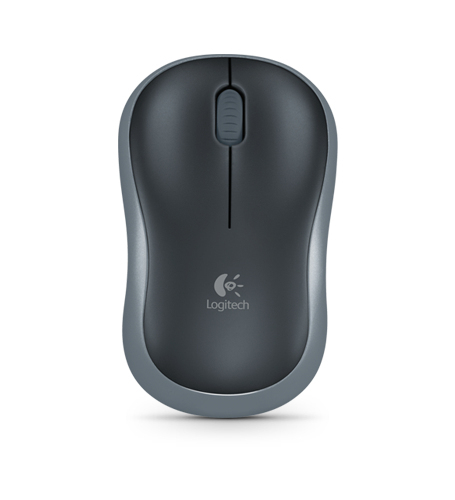 Mouse logitech m185 - negro, 2 botones, rf inalámbrico, óptico