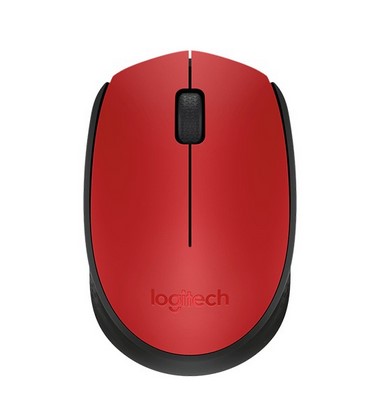 Mouse logitech m170 - rojo, rf inalámbrico