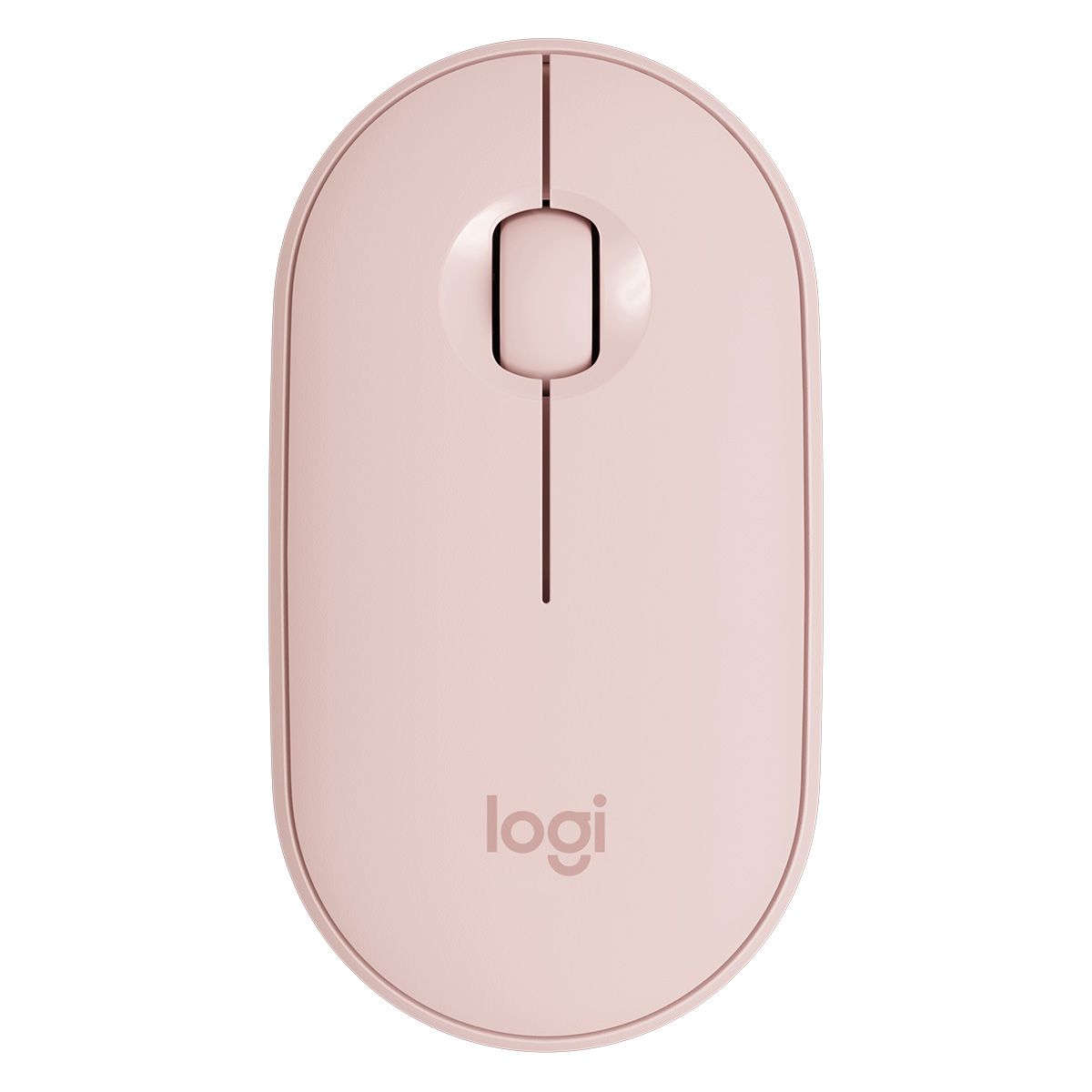 Mouse inalámbrico logitech m350 - rosa, 3 botones, bluetooth, óptico, 1000 dpi