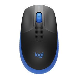 Mouse inalámbrico  logitech m190 - azul, inalámbrico