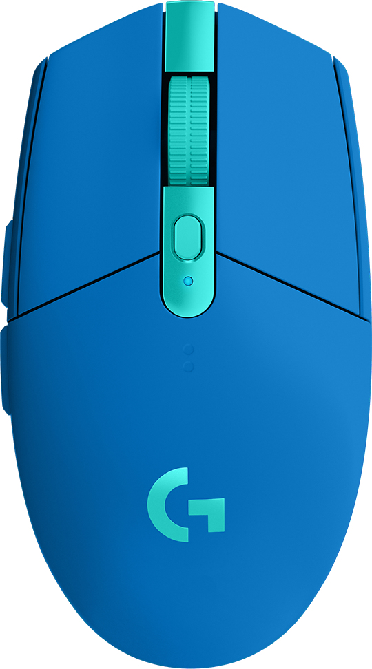 Mouse inalámbrico logitech g305 lightspeed 910-006013 - azul, 6, inalámbrico