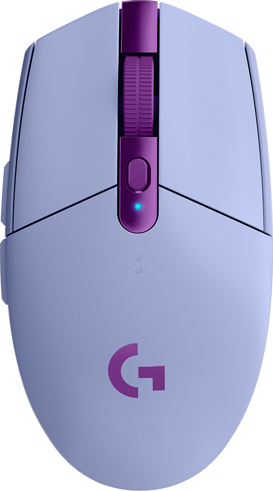 Mouse inalámbrico  logitech 910-006021 - lila, 6, inalámbrico