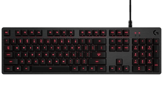 Teclado gaming logitech g413 - usb, juegos, negro