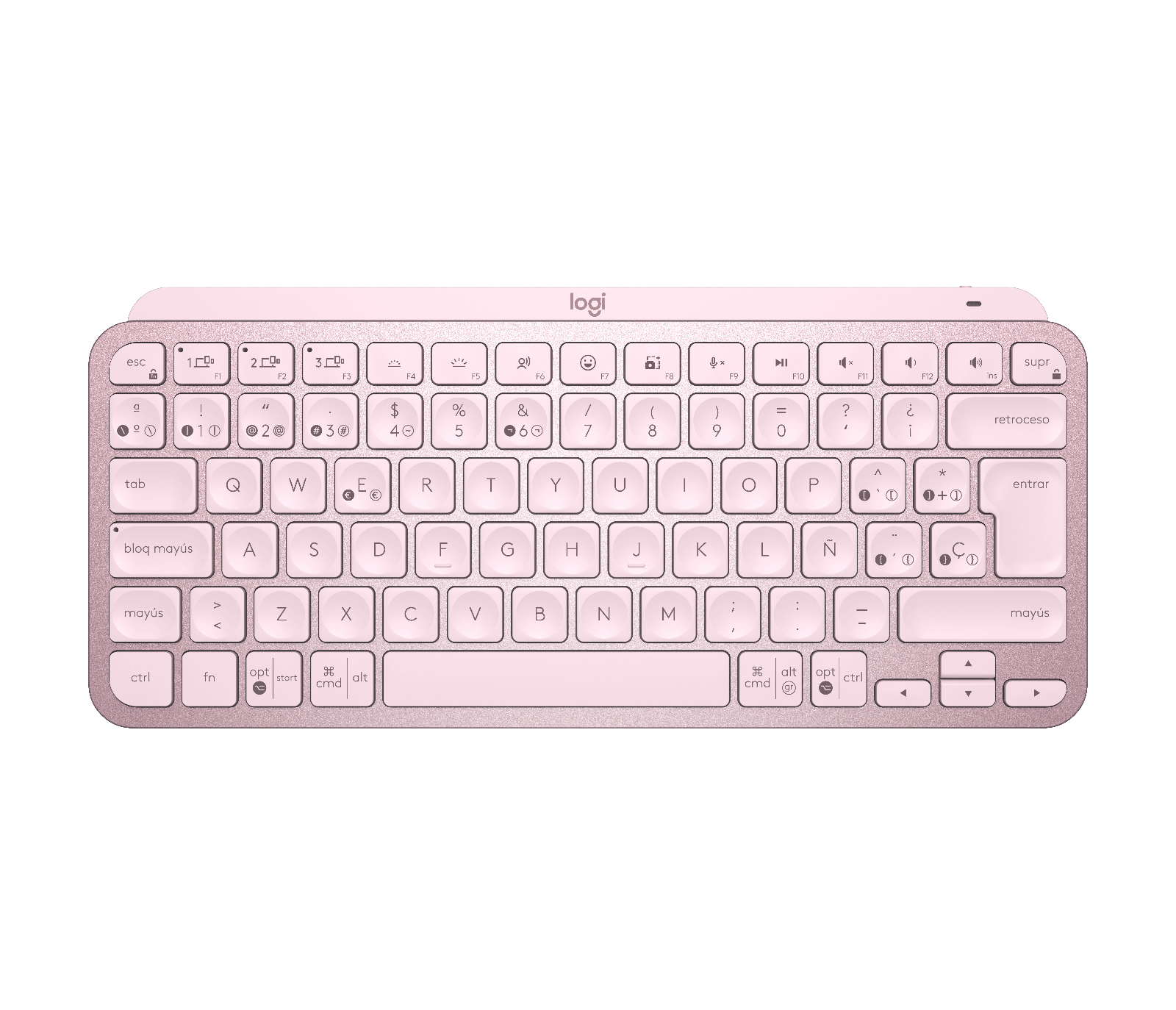 Mx keys mini logitech 920-010478 - rosa