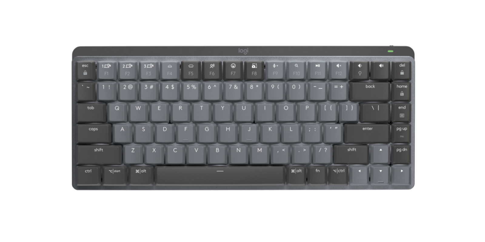 Teclado logitech mx mechanical mini - negro