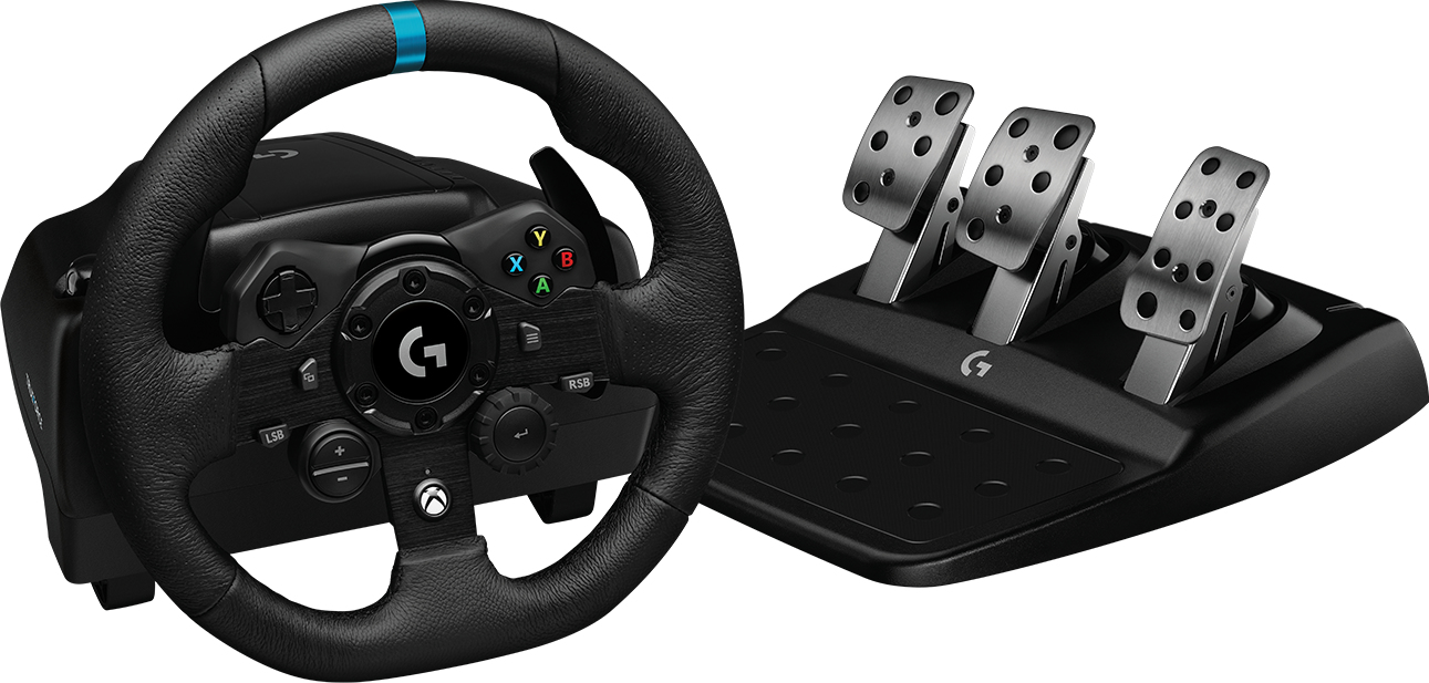 Volante mas pedal  logitech g923 - volante y pedal