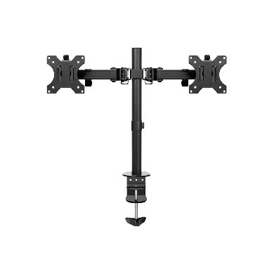 Soporte para monitor lcd - de 2 brazos, de 13 a 32 pulgadas, p/montaje escritorio, resistencia 8 kg c/u, brobotix 963210