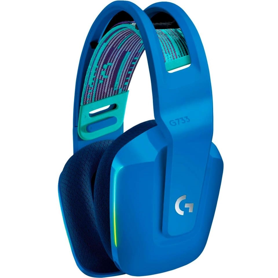 Diadema logitech g733 - azul, inalámbrico