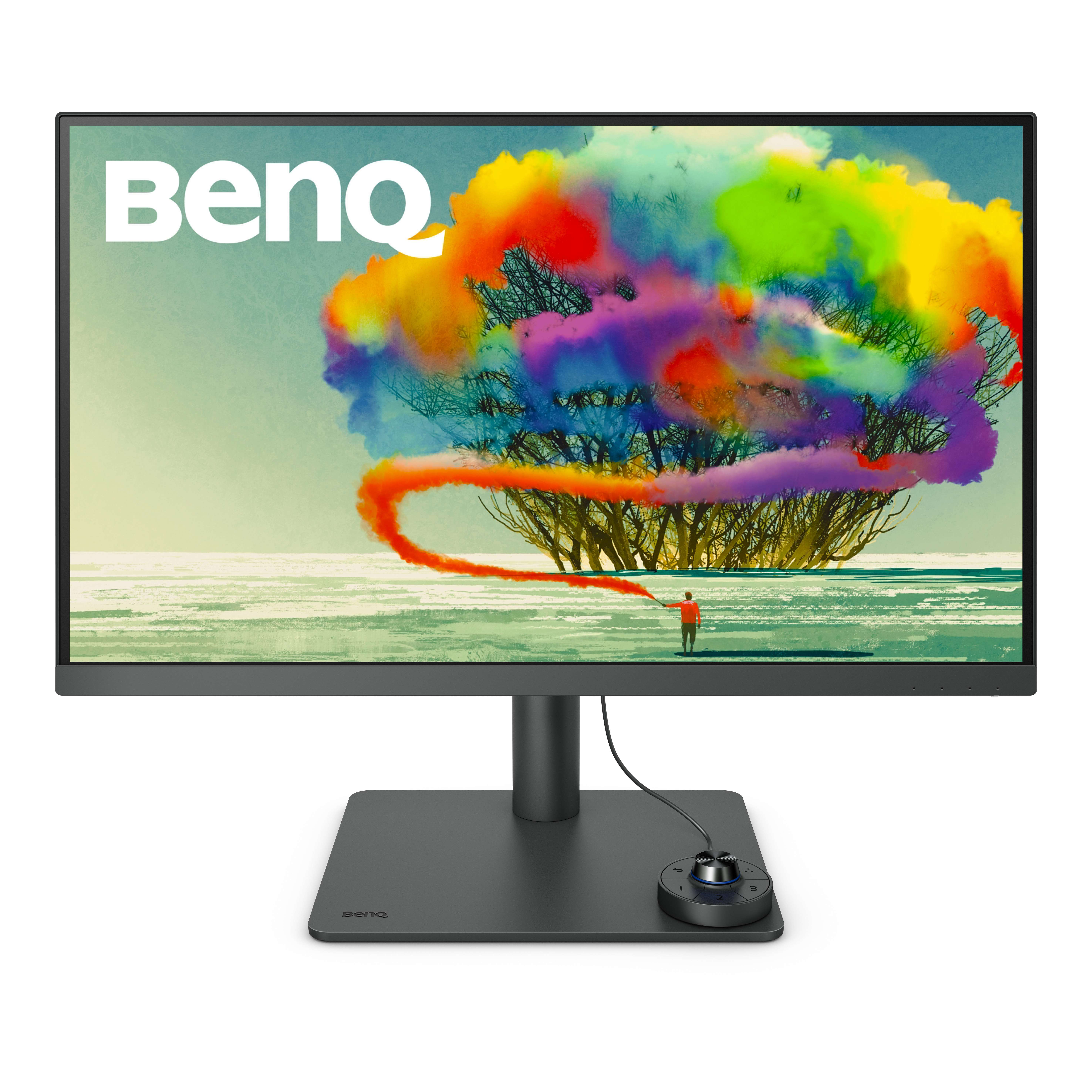 Monitor benq pd2705u - 27 pulgadas, 250 cd / m², 3840 x 2160 pixeles, 5 ms, negro/gris