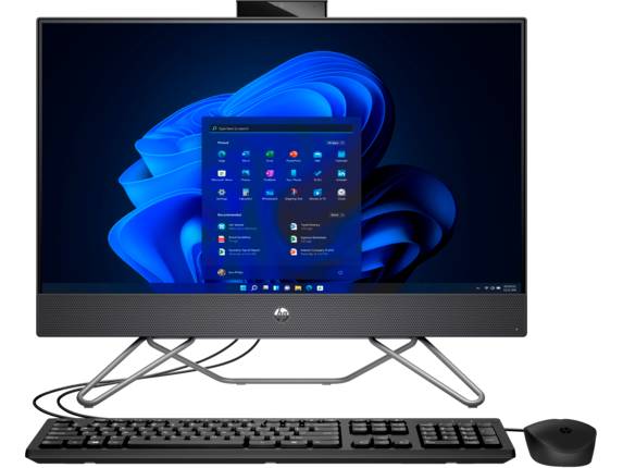 Computadora de escritorio all in one hp 240 g9 23.8 (9p7k7la#abm) - intel core i3-1215u, ssd de 256 gb, memoria 8 gb de ram, windows 11 home 64bit