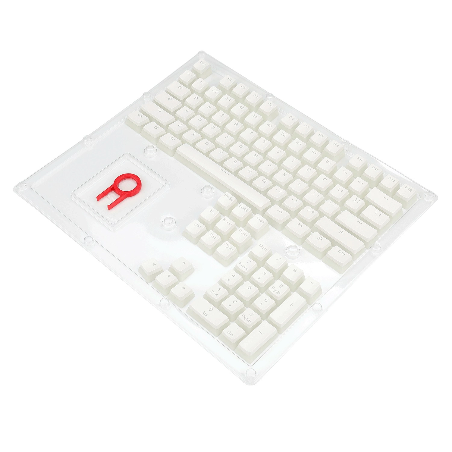 Keycaps  redragon sacarab white - blanco