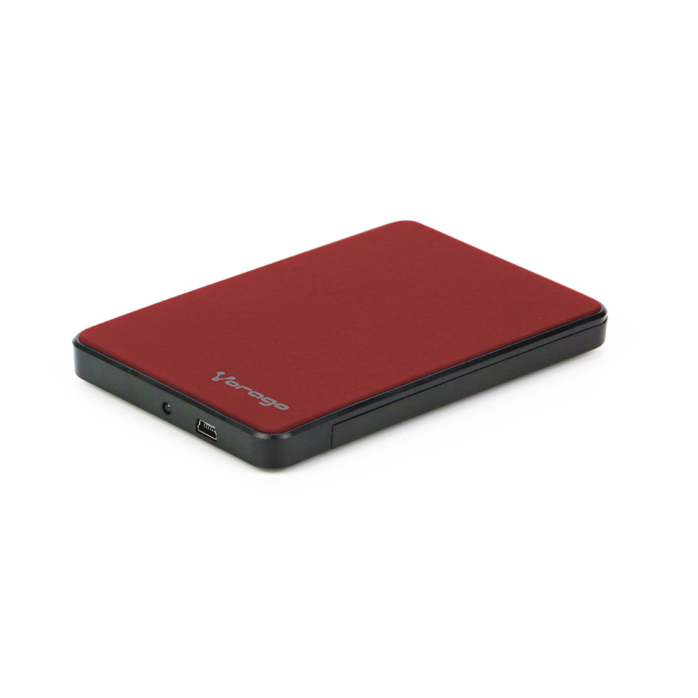 Enclosure vorago hdd-102 rojo dd 2.5 usb 2.0 sata