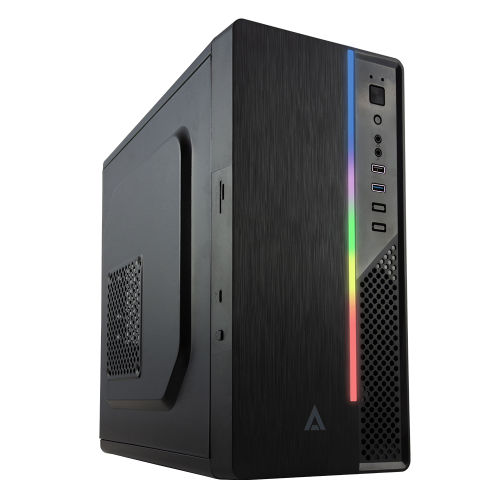 Gabinete acteck ultron/osaca x gi445 micro tower micro atx y mini itx rgb usb 3.0 fuente 500w