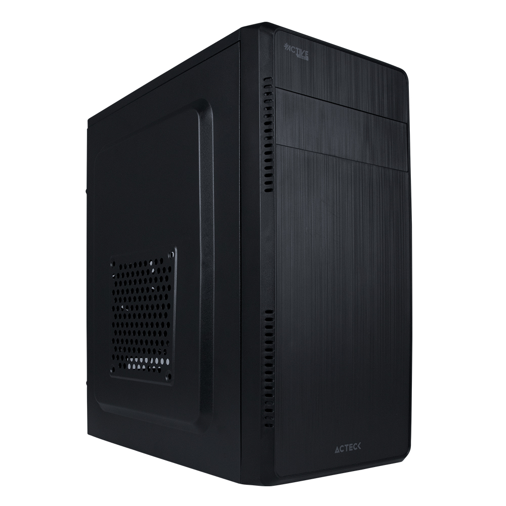 Gabinete acteck  gi240 kioto essential series - gabinete micro atx, mini itx, negro, 500 w