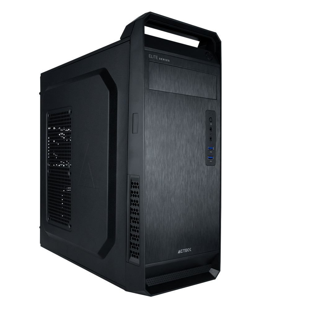 Gabinete acteck roma gm670 mid tower atx - micro atx y mino itx usb 3.0 fuente 500w 1 vent