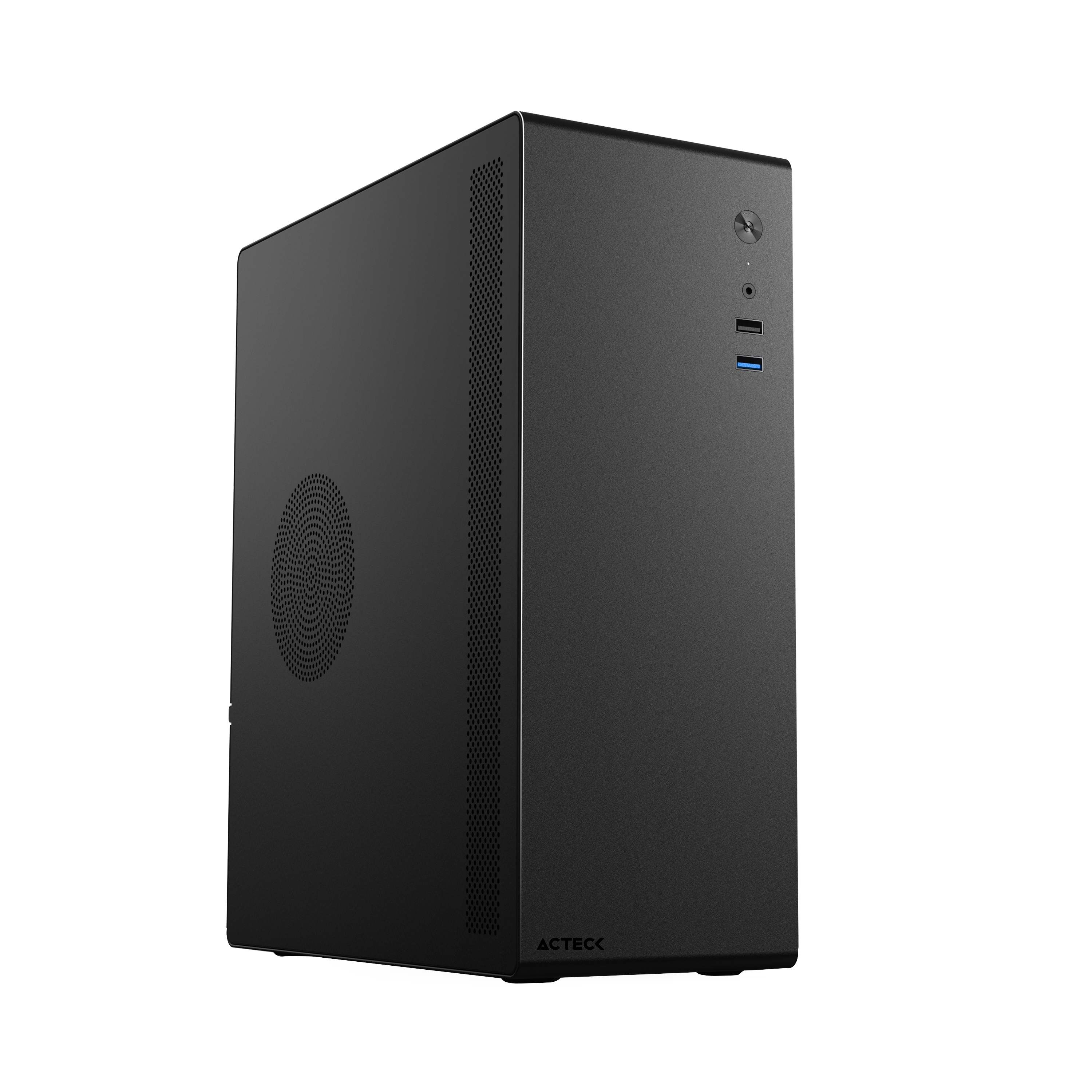 Gabinete micro atx/itx acteck neuss gi480 advanced series fuente  450 w negro