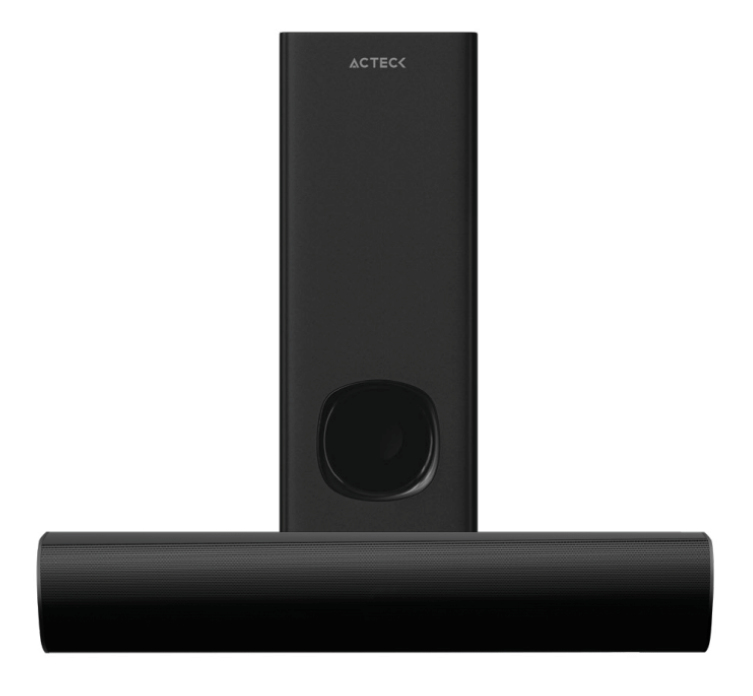 Sistema de soundbar 2.1 con subwoofer inalámbrico dynamic trim bs475 advanced series