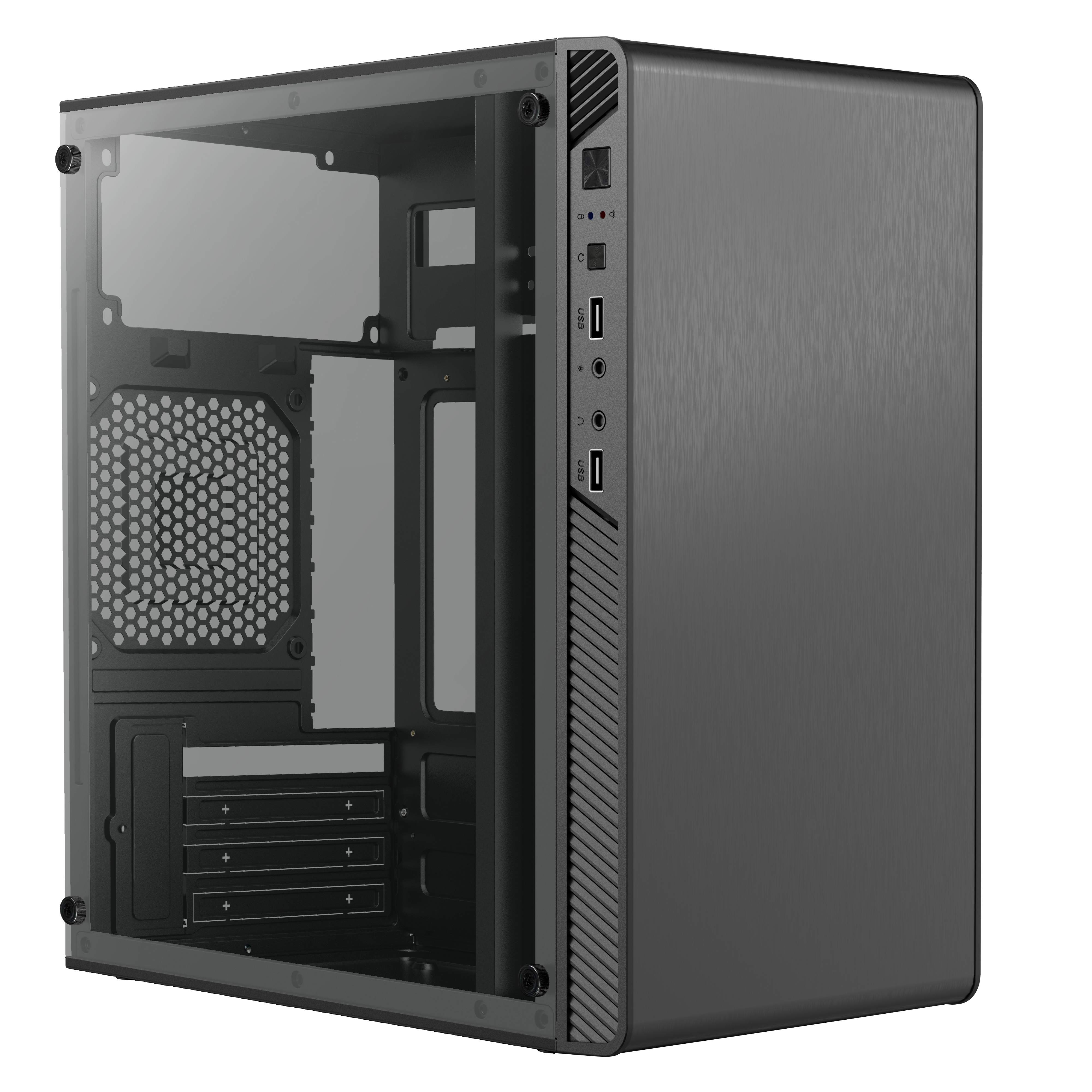 Gabinete micro torre performance ii gi215w essential series