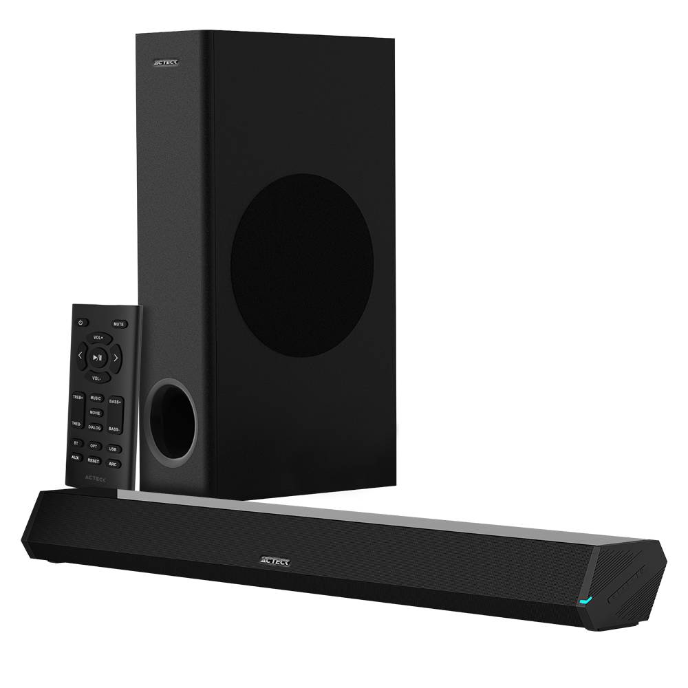 Sistema de soundbar 2.1 con subwoofer dynamic trim bs670 elite series