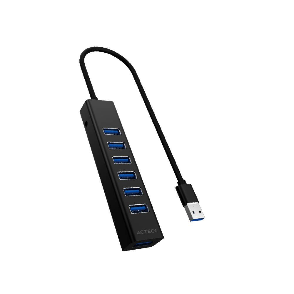 Hub usb 3.0 port x7c dh67 acteck advanced series hub  7 en 1