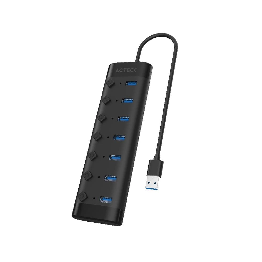 Hub usb 3.0 port x7 dh470 acteck advanced series hub  7 en 1