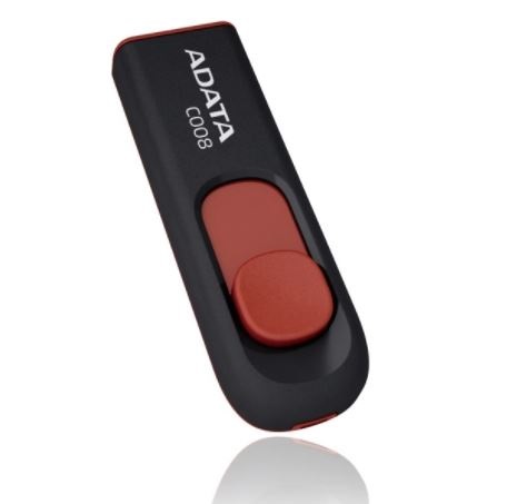 Memoria usb adata c008 - negro, 16 gb, usb 2.0