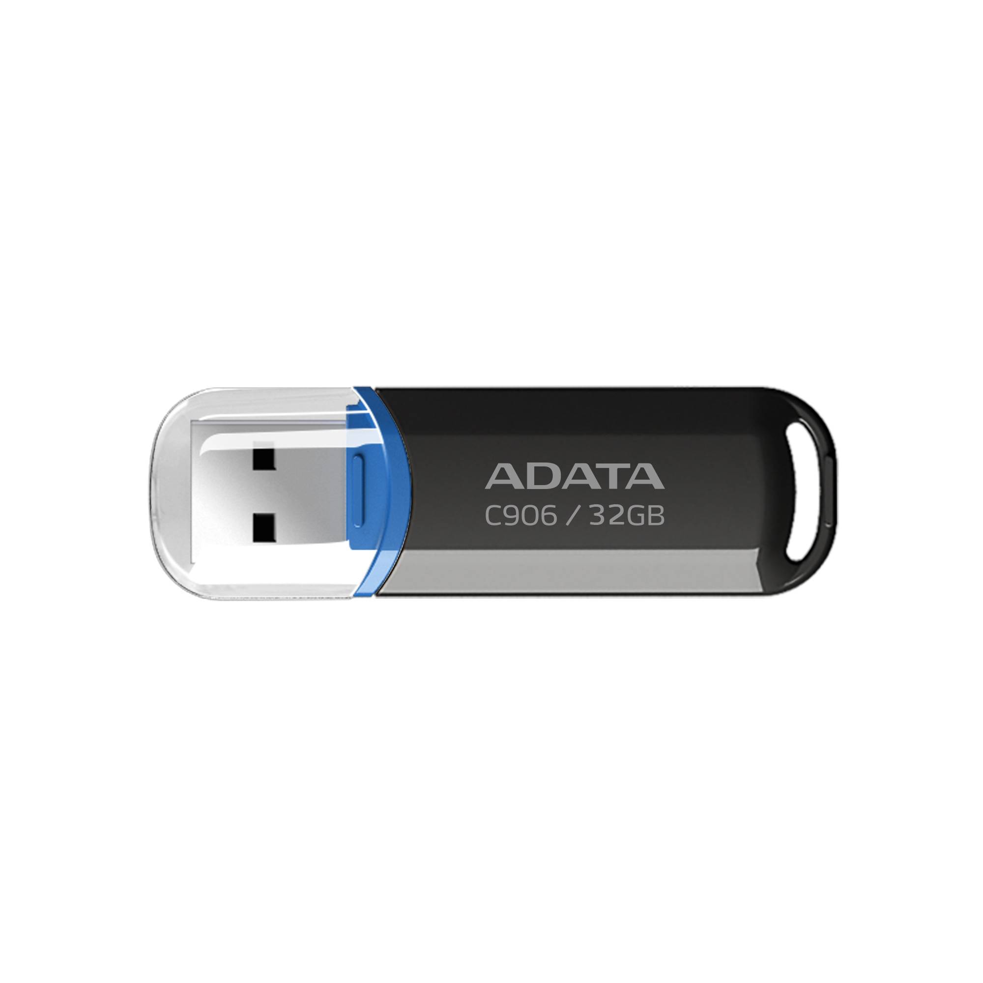 Memoria usb adata ac906-32g-rbk - negro, 32 gb