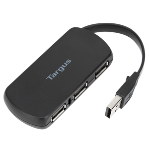 Hub usb targus - usb 2.0, negro, 4 puertos