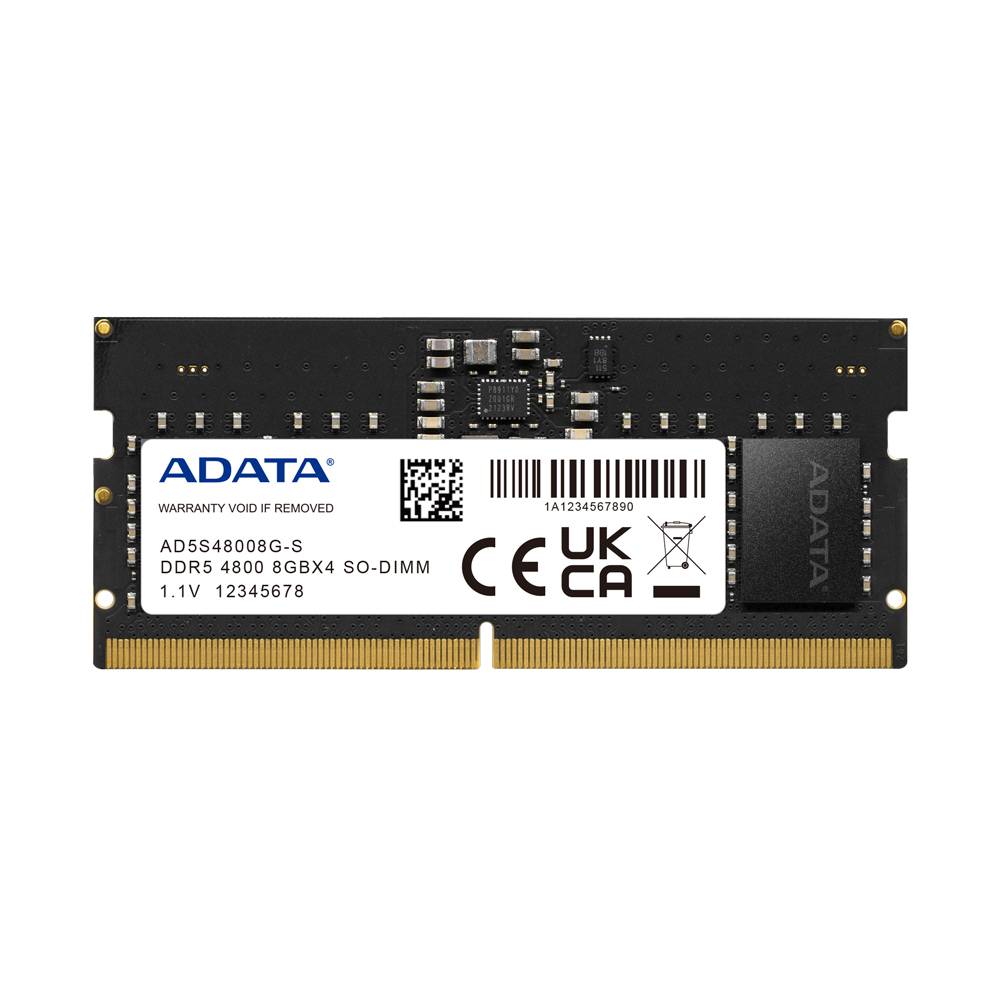 Memoria ram adata ad5s48008g-s - 8 gb, ddr5, 4800mhz, so-dimm