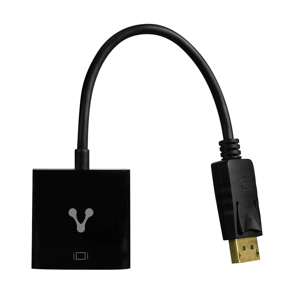 Adaptador convertidor vorago adp-301 display port a vga full hd