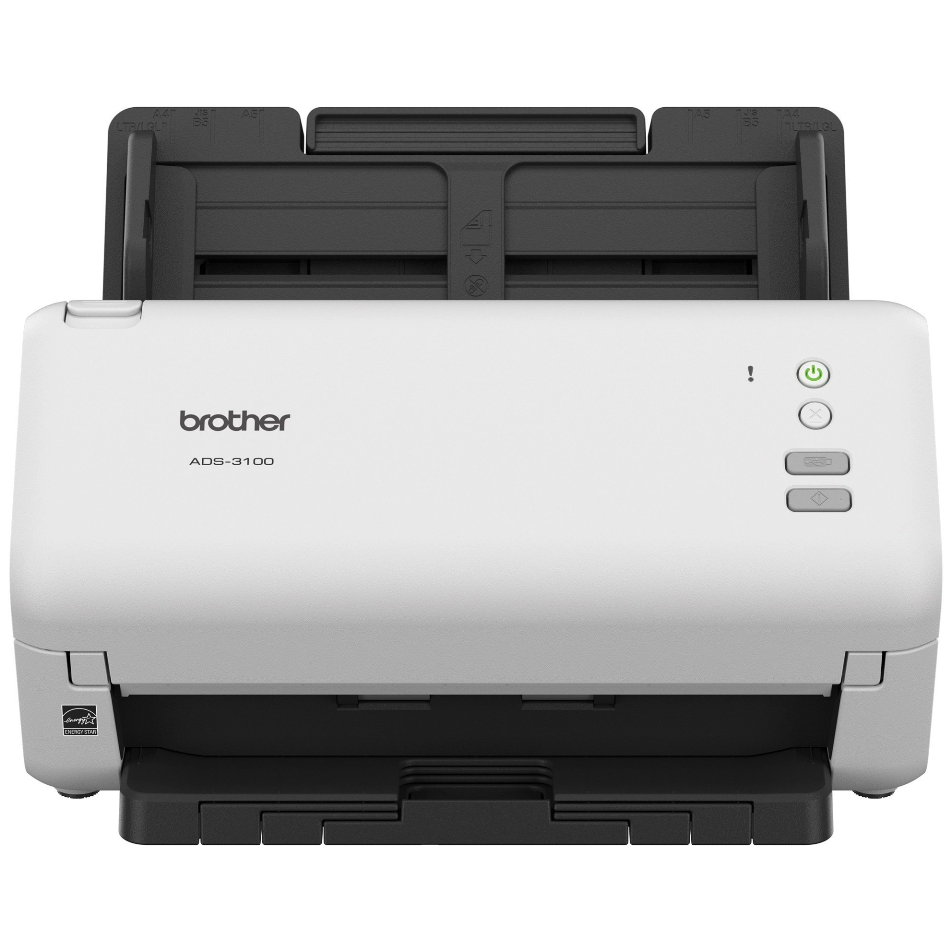 Escáner de escritorio brother ads3100 - dúplex, 40 ppm/80 ipm, usb 3.0, adf hasta 60 hojas, escanea hasta 6, 000 hojas diarias