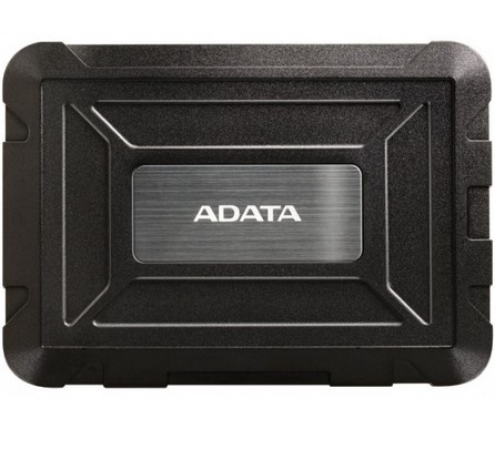 Gabinete para disco duro adata ed600 - serial ata iii, 2.5 pulgadas, negro