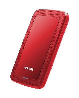 Disco duro externo adata hv300 - 1 tb, usb 3.2 (usb 3.1, 3.0, 2.0), 2.5 pulgadas, rojo