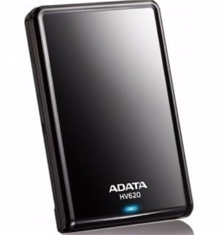 Disco duro externo adata ahv620s-1tu3-cbk - 1 tb, usb 3.2 gen1, compatible con usb 2.0, 2.5 pulgadas, negro