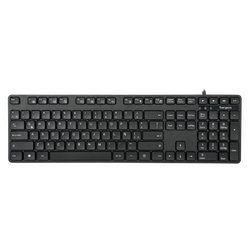 Teclado alámbrico grande usb akb30es