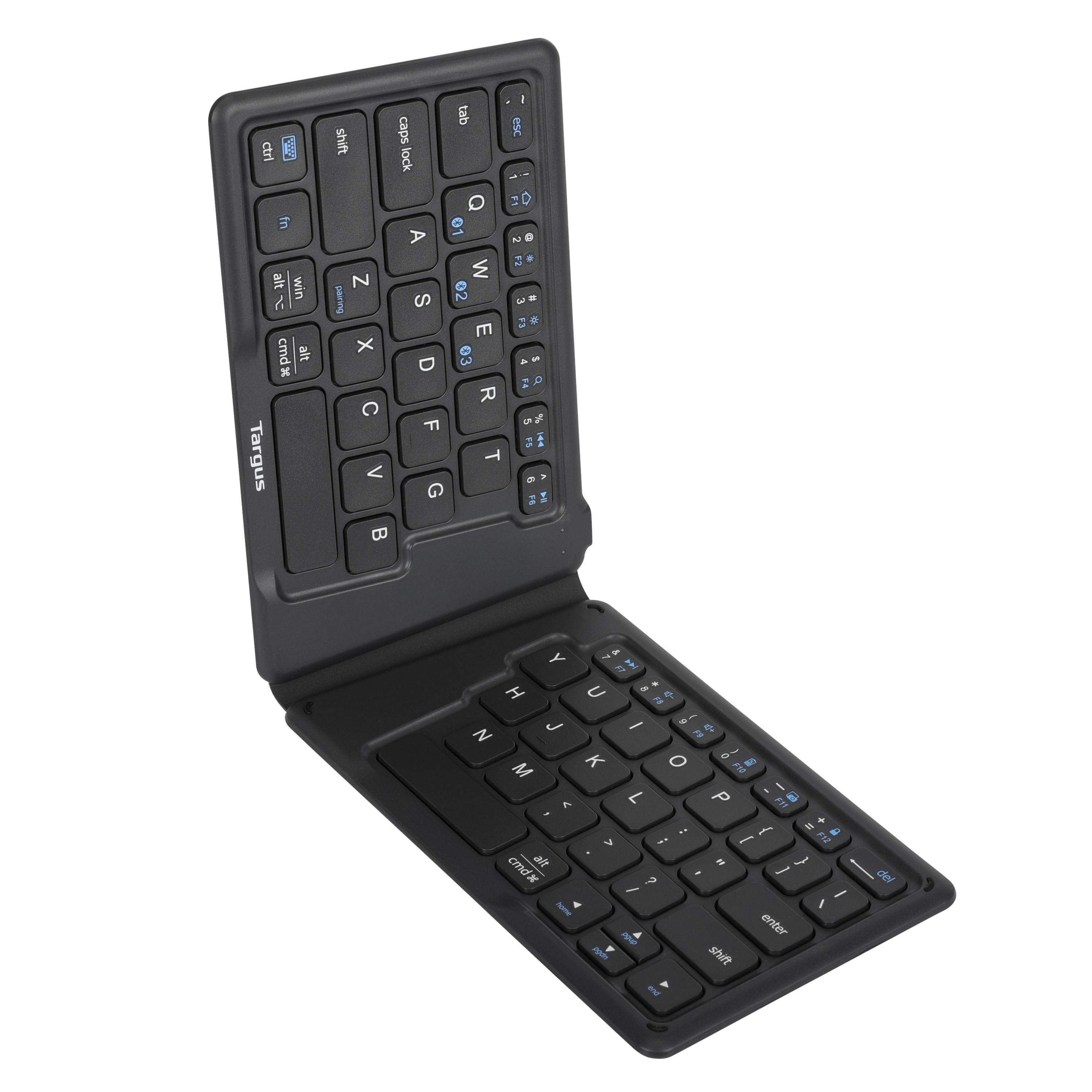 Teclado ergonómico bluetooth plegable akf003us ingles