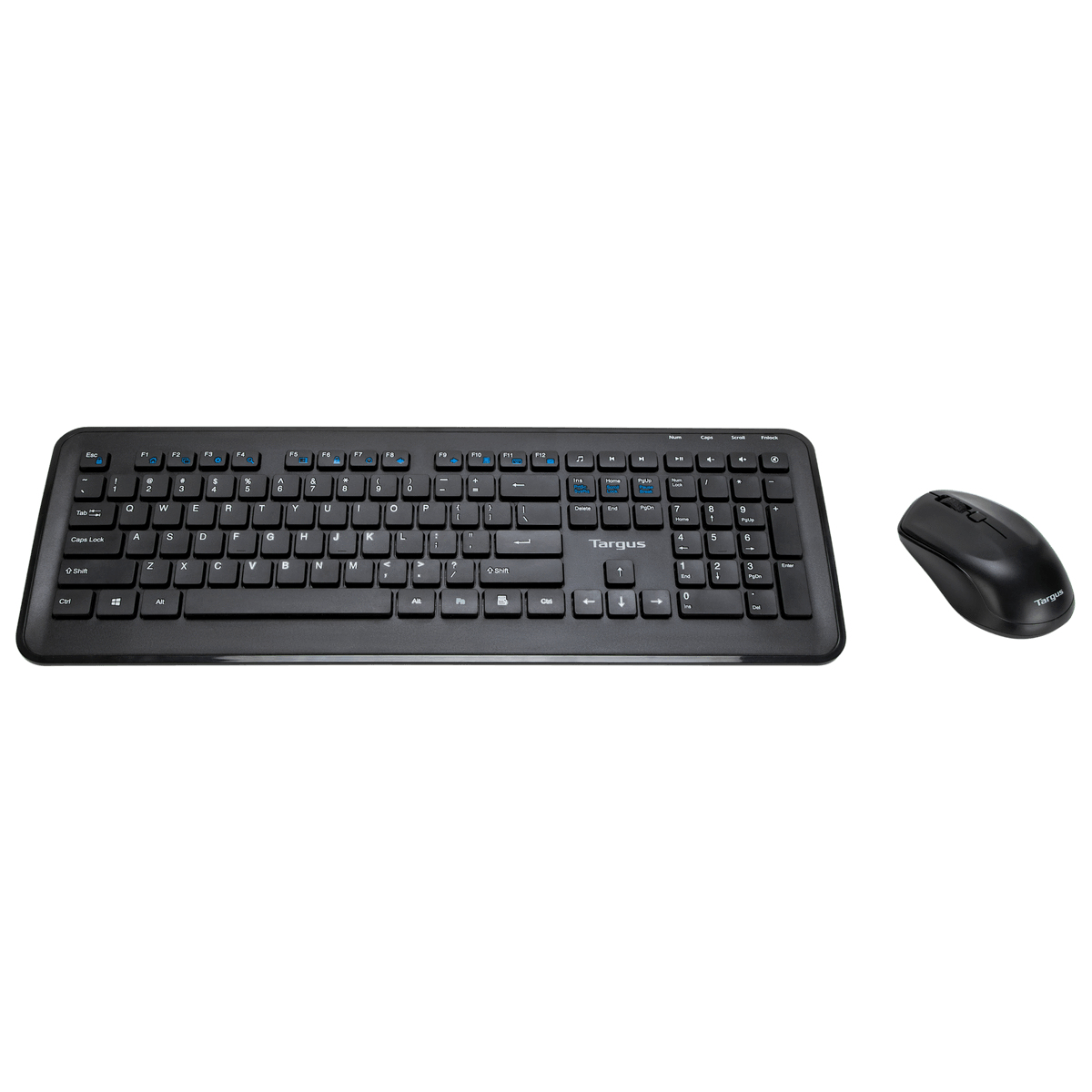 Combinación de teclado y mouse inalámbricos km610 negro targus akm610bt