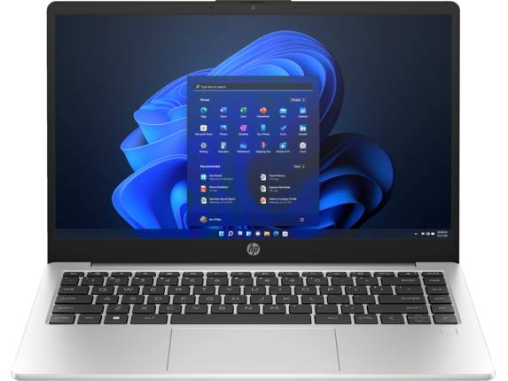 Notebook comercial hp 240 g10 / intel core i3 1315u 1.20 - 4.50 ghz / 8gb (1x8gb) ddr4 3200 / ssd nvme 512gb / 14 fhd / teclado iluminado + rs / wifi 6 +bt 5.3 / win 11 home / 1-1-0 / plata