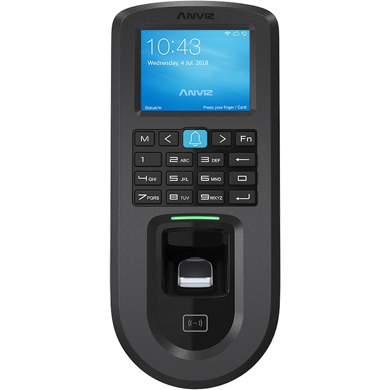 Control de acceso y asistencia  anviz an-vf30pro-wifi - negro, si