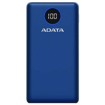 Powerbank  adata p20000qcd - azul, 20000 mah