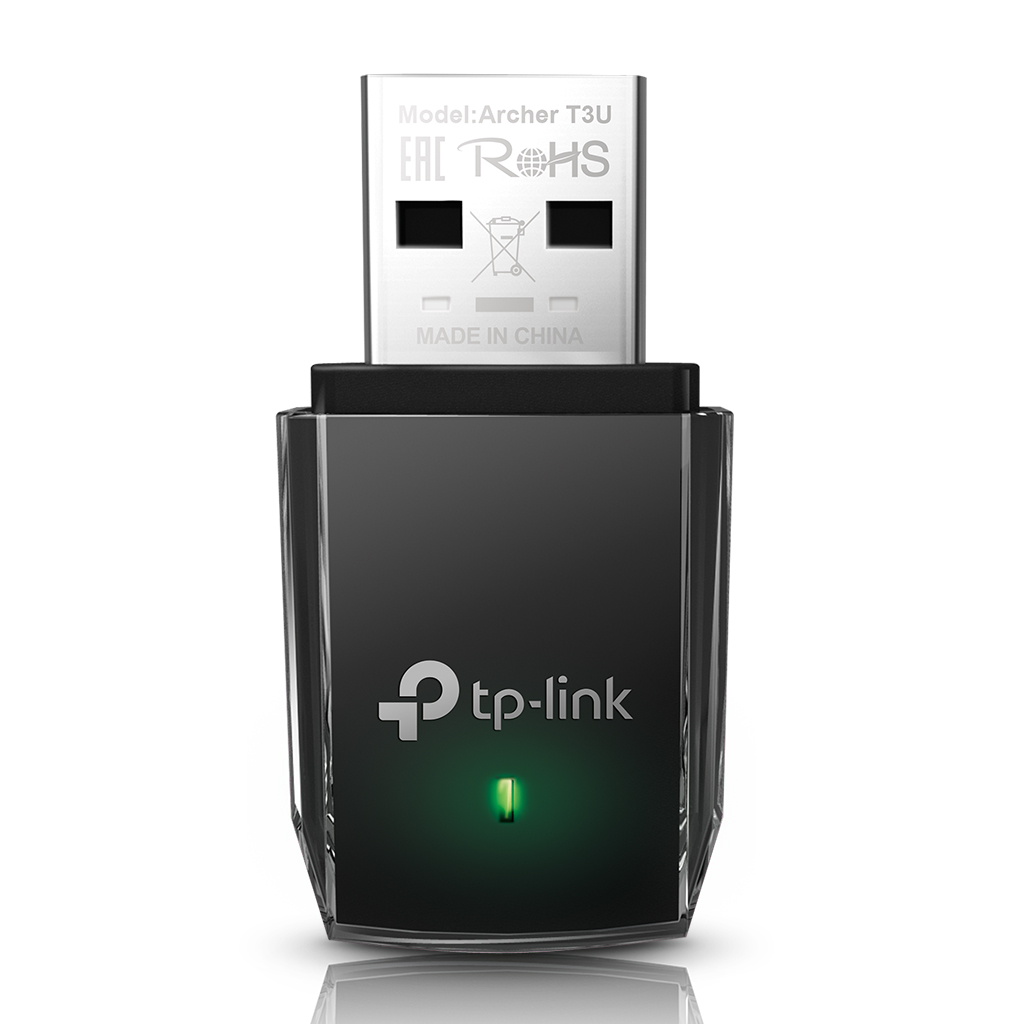 Adaptador inalámbrico usb 3.0 ac1300 tp-link archer t3u de tamaño pequeño