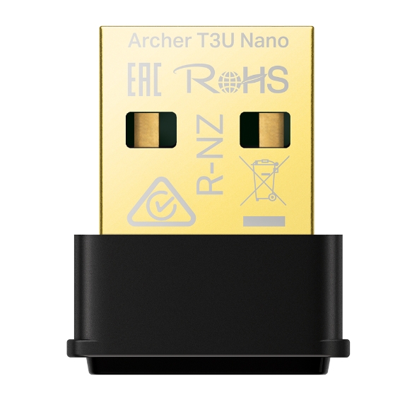 Adaptador inalámbrico usb tp-link archer t3u nano ac1300 con doble banda