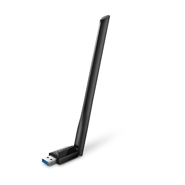 Adaptador usb ac1300 tp-link archer t3u plus wifi de doble banda con alta ganancia